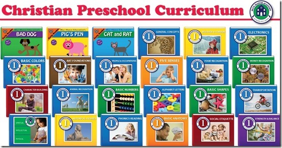 Blue Manor Christian Preschool Curriculum