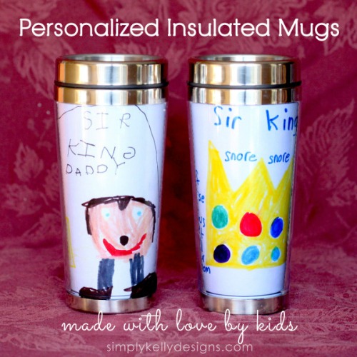 Personalized insulated mugs