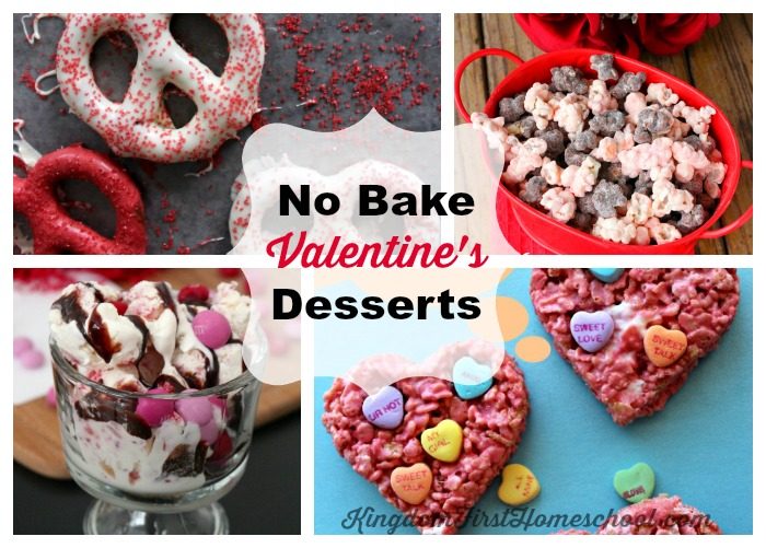 No Bake Valentine's Day Desserts