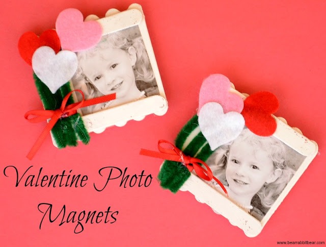 Valentine's Photo Magnets