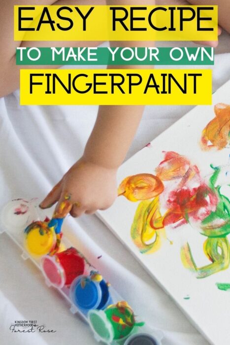 How to make your own finger paint
