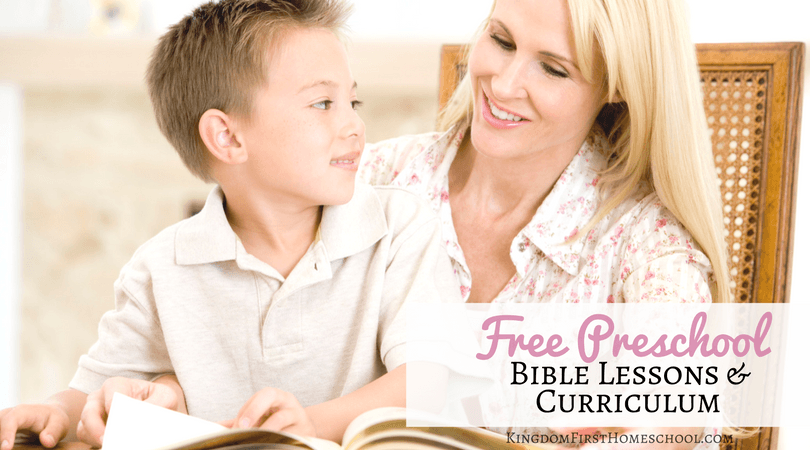 Free Preschool Bible Lessons and Curriculum for kids