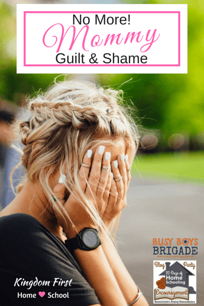 No More Mommy Guilt and Shame... It all started with a thought.  I thought I wasn’t good enough. I thought I wasn’t capable of teaching my girls.  For the first few years of homeschooling, I wanted to run. I wanted to put my girls in school by the end of every school year. I truly didn’t feel like I was good enough to teach them myself. Here's how I came out of it.
