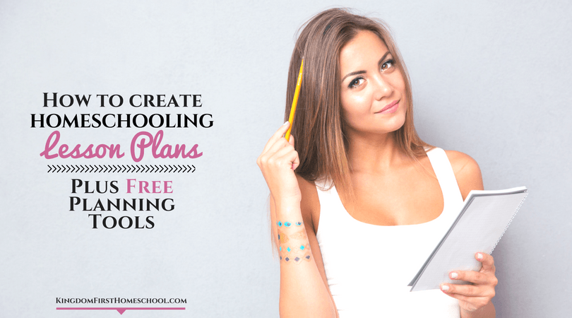 How to create homeschooling lesson plans - plus free planning tools