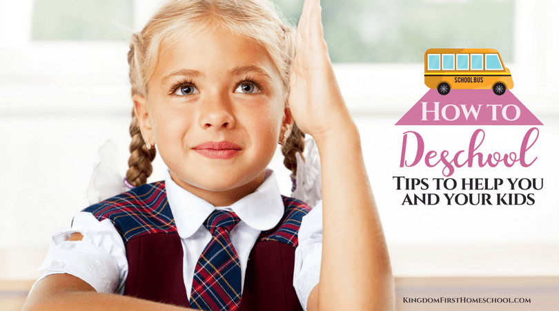 If you are a new homeschooler, deschooling can truly help. Learn how to deschool with these tips for a transition from public school to homeschool.
