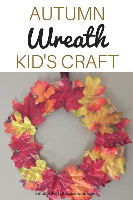 Autumn Wreath Kid's Craft