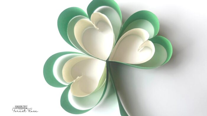 3D St. Patrick's Day Shamrock Craft