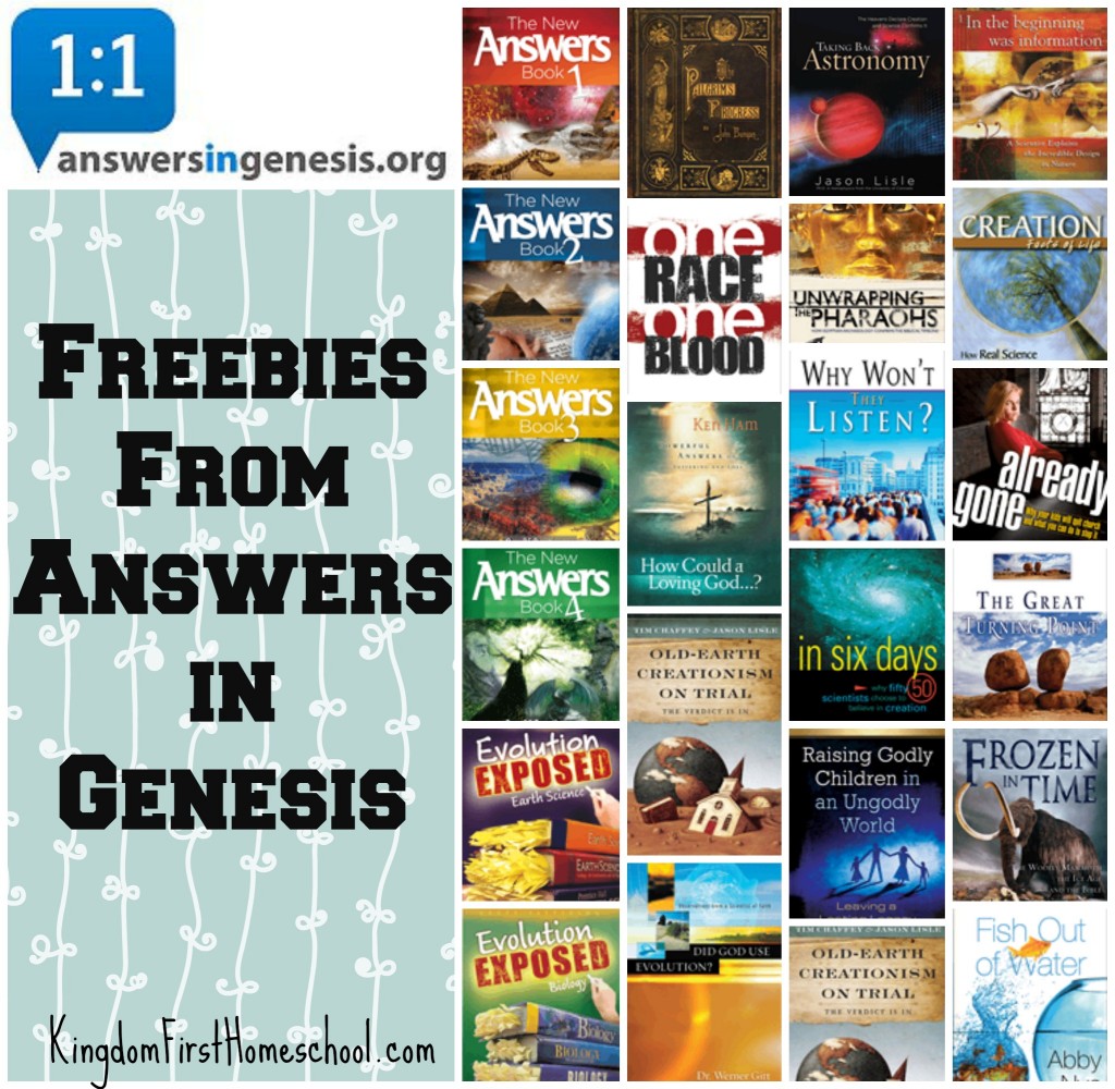 24 Free ebooks from Answers in Genesis