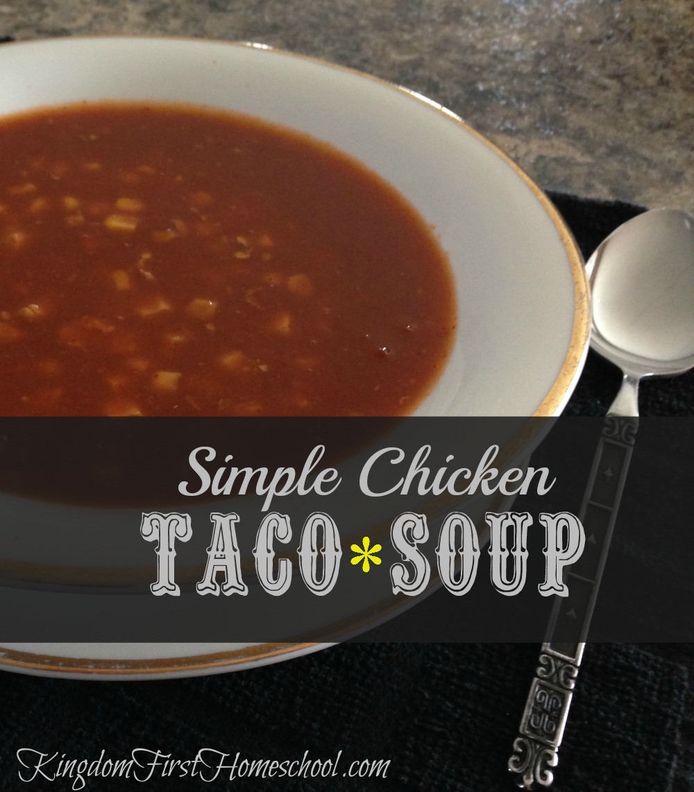 Simple Chicken Taco Soup is now a staple in our pantry most of the time, mainly through the winter months, but I love it so much I make it year round. It also keeps great in the freezer for all you freezer meal mamas.