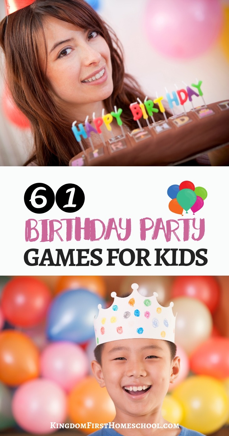 May for us is a very busy month, two out of my three girls are May babies! Finding new and interesting games to play can be a challenge when you have back to back Birthday Parties! Here's 61 birthday party games and activities.