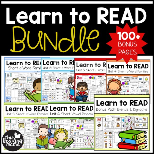 Learn to Read Bundle - Homeschool Preschool Curriculum