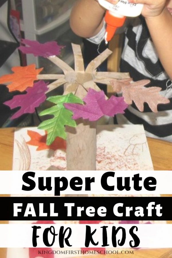 You're gonna love this easy fall tree craft for kids! This was one of our favorite fall crafts ever! It was so much fun!