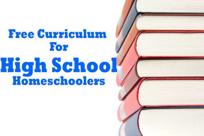 High School Homeschoolers