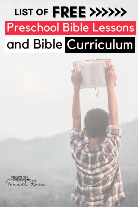 Huge List of Free Preschool Bible Lessons and Bible Curriculum