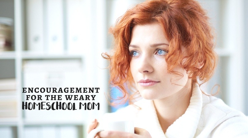 Encouragement for the weary homeschool mom