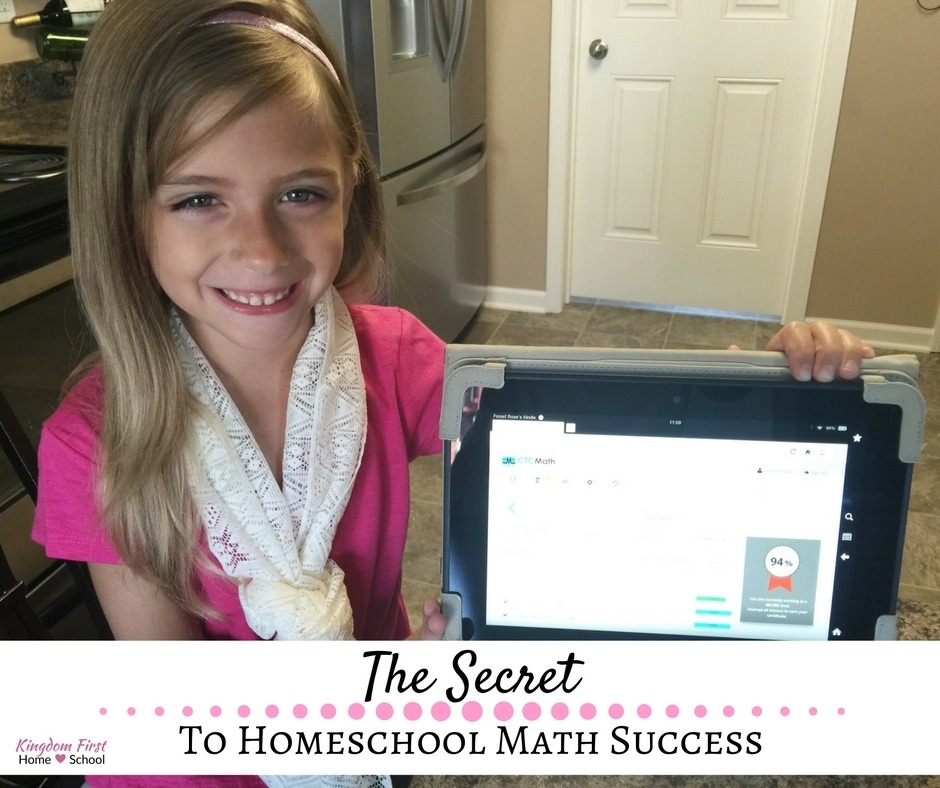 Finally! The secret to homeschool math success!