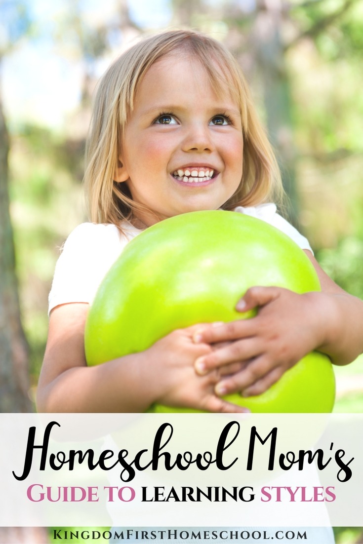 What Kind Of Learning Styles Do You Suspect Your Kids Have? Find out with this Homeschool Mom's Guide to Learning Styles.