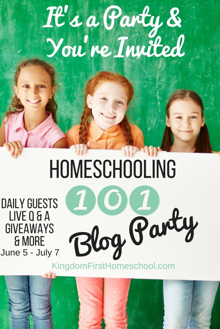 School's out for summer! So let's party! No not that kind of party. HA! The kind of party that you walk away from feeling refreshed and ready to start a new homeschooling journey or start your next homeschool year revived and energized! Homeschooling 101 is THAT party! Daily posts from amazing homeschool bloggers, Live Q & A, Giveaways, Exclusive Facebook Group and MORE.