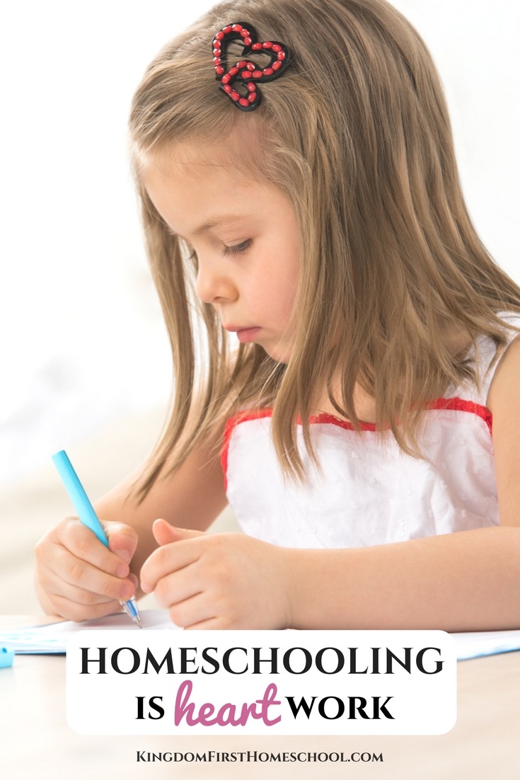 Math, reading, writing etc. are all important, but nothing is more important than shaping the character of our children. Homeschooling is heart work. #homeschool #homeschooling #Charactertraining