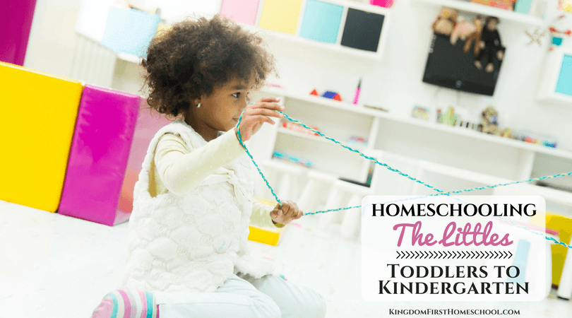 Homeschooling little ones - Toddlers to Kindergarten