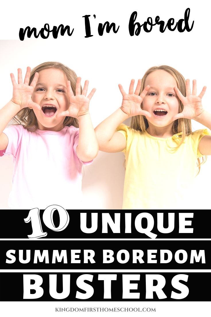 The once exciting summer activities for kids like riding bikes, drawing driveway chalk cities, making 4,567 types of slime are soooo last month. So what now? Try one of these 10 unique and fun summer activities for kids that are sure to bust boredom. #summerboredombusters #kidsactivities #summeractivitiesforkids 