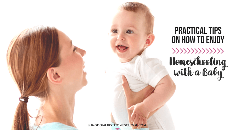 Homeschooling with a baby doesn't have to be hard, a matter of fact it can be very enjoyable. You see, I recently had my third child and know the challenges that can come when homeschooling with a little one. I also know the blessings it brings to include your little bundle of joy in your homeschooling. It is not easy at times, but I'm here to tell you that it can be done!