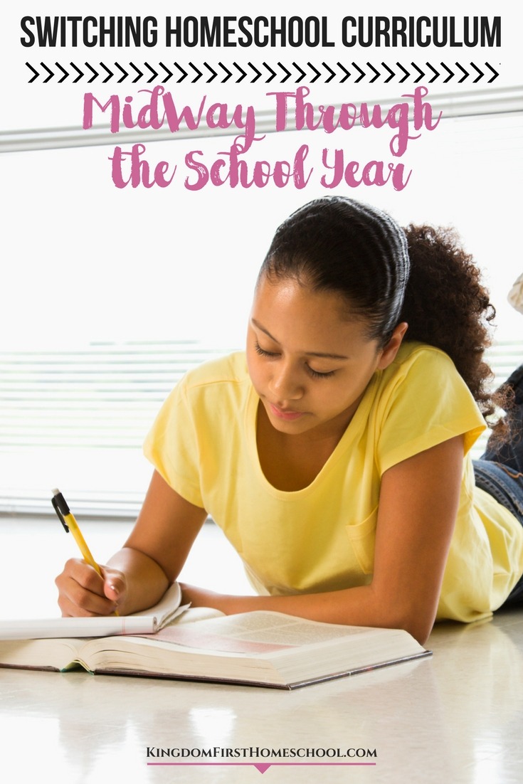 Switching homeschool curriculum midway through the school year is absolutely okay. If it's not working - switch it up. Check out these tips to help.