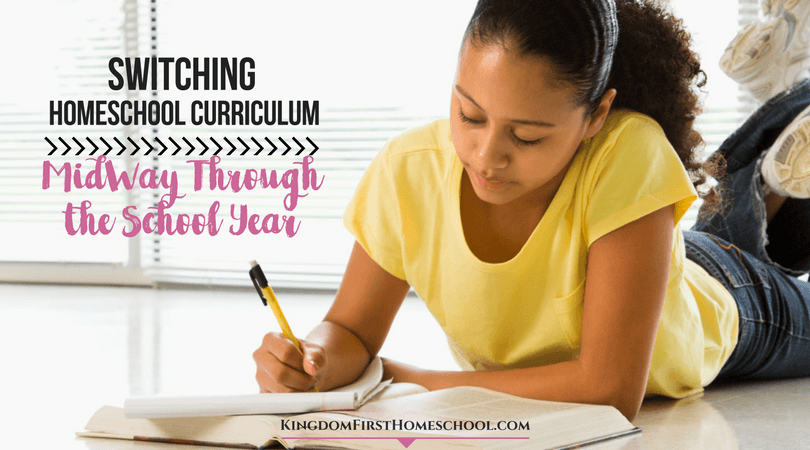 Switching homeschool curriculum midway through the school year is absolutely okay. If it's not working - switch it up. Check out these tips to help.