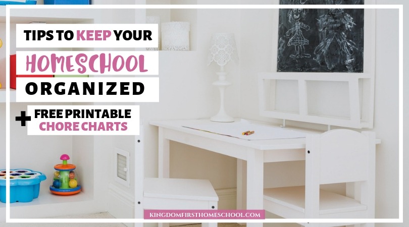 Tips to end homeschool clutter and keep it organized