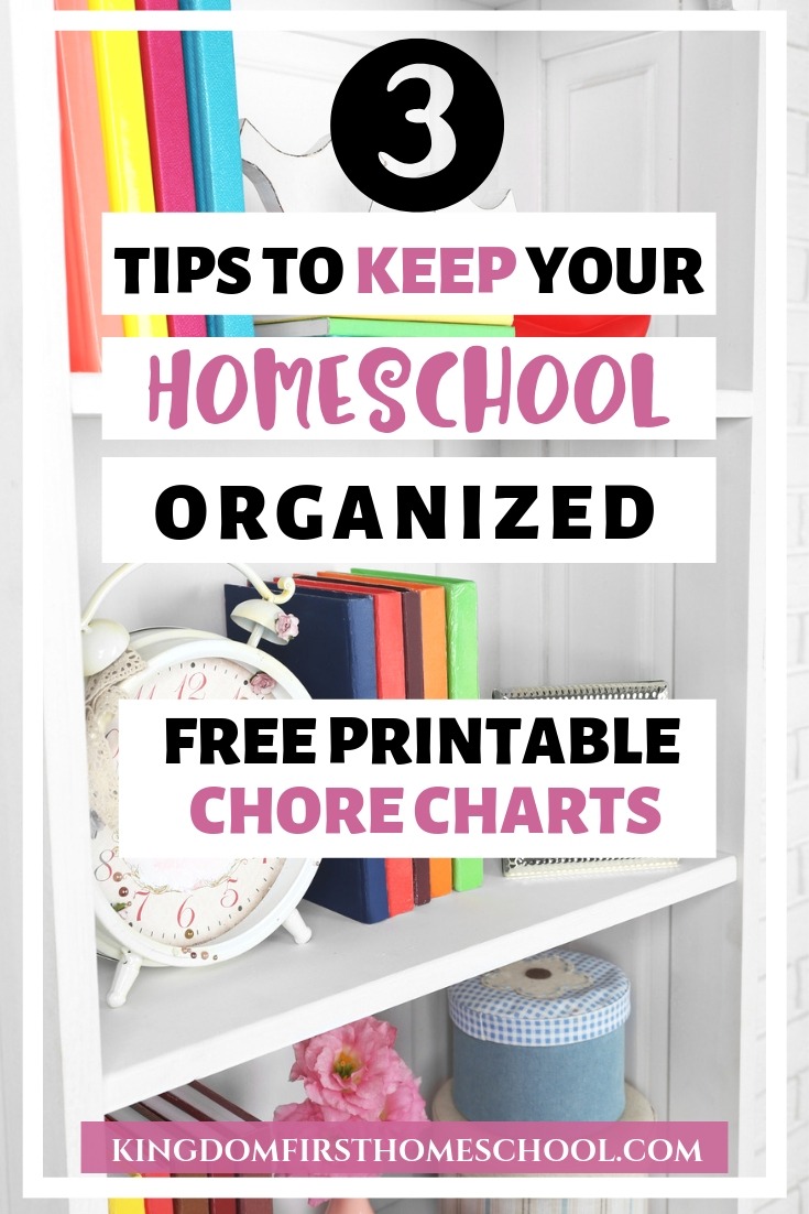Is homeschool clutter taking over your home? Unfortunately Summer break is ending which means homeschool clutter season is rolling in. Yep, it has it's own season. I love these 3 tips for getting your kids to help end homeschool clutter once and for all. And there's even a free printable and a bonus challenge to kick of your new clutter free homeschool life. 