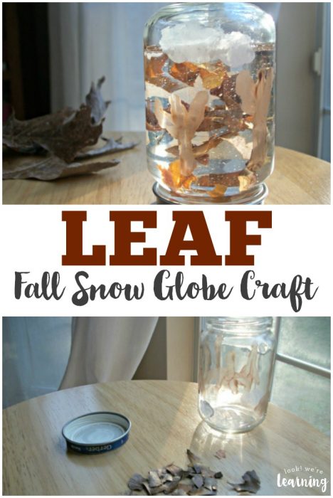 Leaf Fall Snow Globe Craft