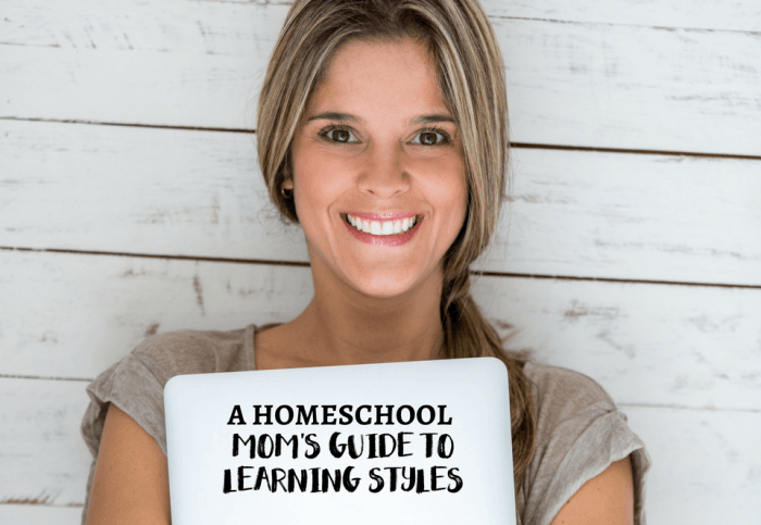 A Homeschool Mom's Guide to Learning Styles