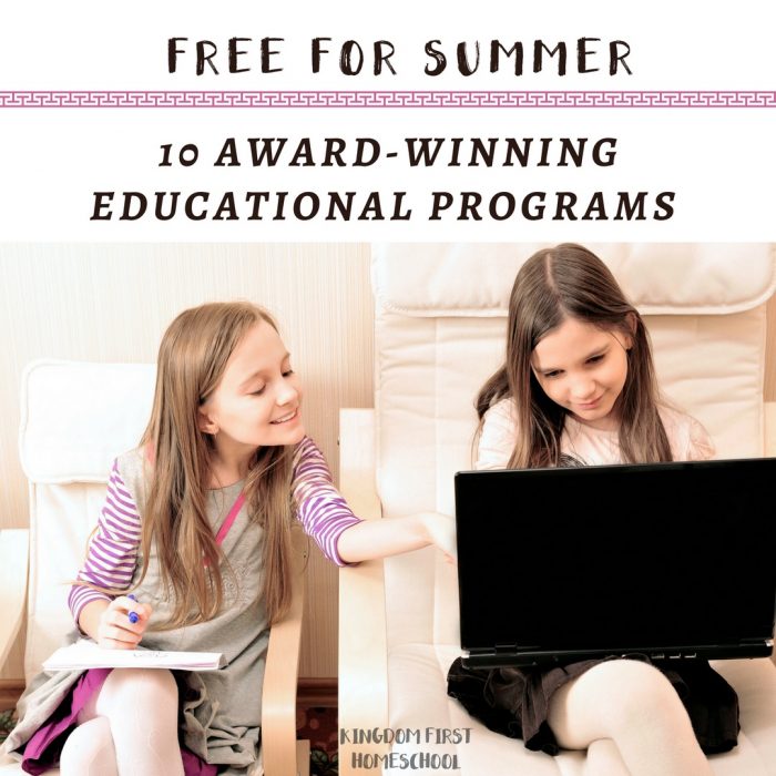 10 Award-Winning Educational Programs Free for the Summer