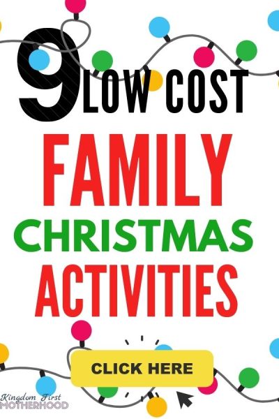 9 Low-Cost Holiday Activities to do with Kids