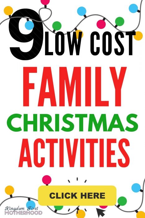 Low-Cost Holiday Activities