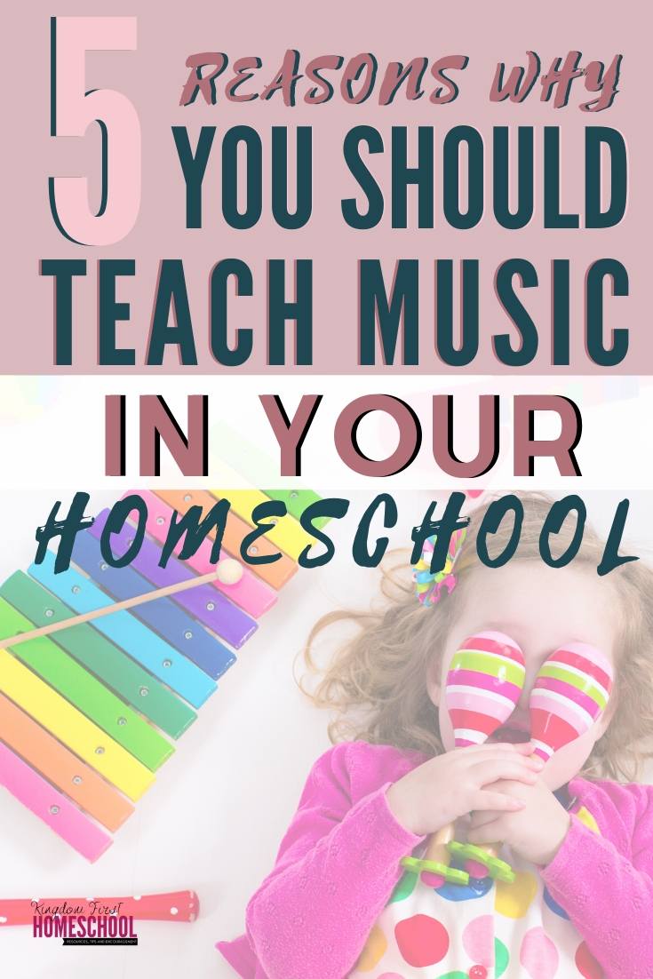 We know music is an amazing way to relax and rejuvenate. Are you aware of the many other benefits of music in your homeschool? For one... #musiclessons #homeschoolmusic