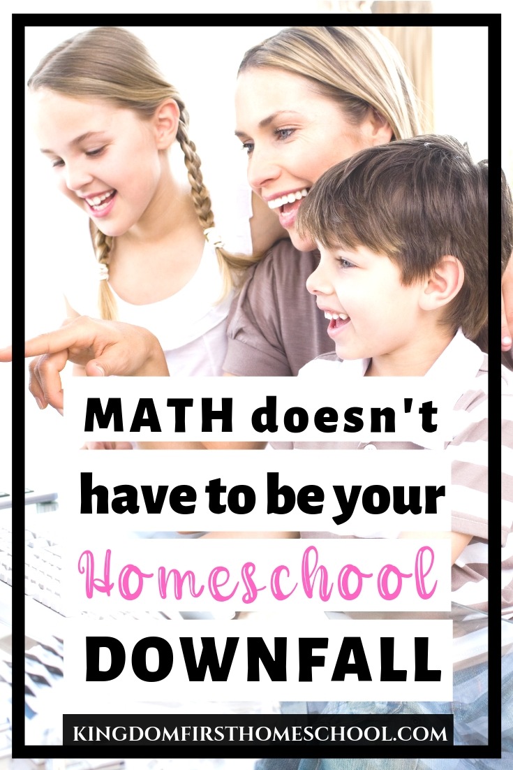 It may seem impossible, but math doesn't have to be your homeschool downfall. Teaching math can be fun and math lessons can be rewarding. Here's how to make homeschool math a joy! #mathcurriculum #homeschoolmath