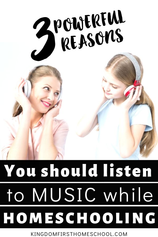 3 Powerful reasons you should listen to music while you homeschool...