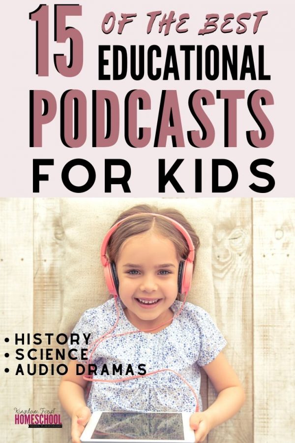 Supplement your homeschool with screenfree educational activities. Try one of these 15 of the best educational podcasts for kids.