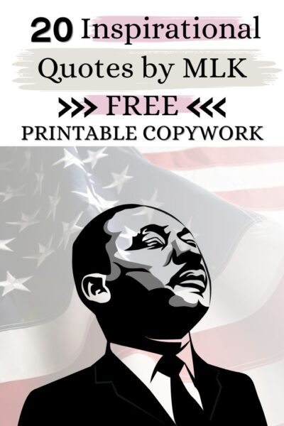 20 MLK Quotes: Free Printable Copywork