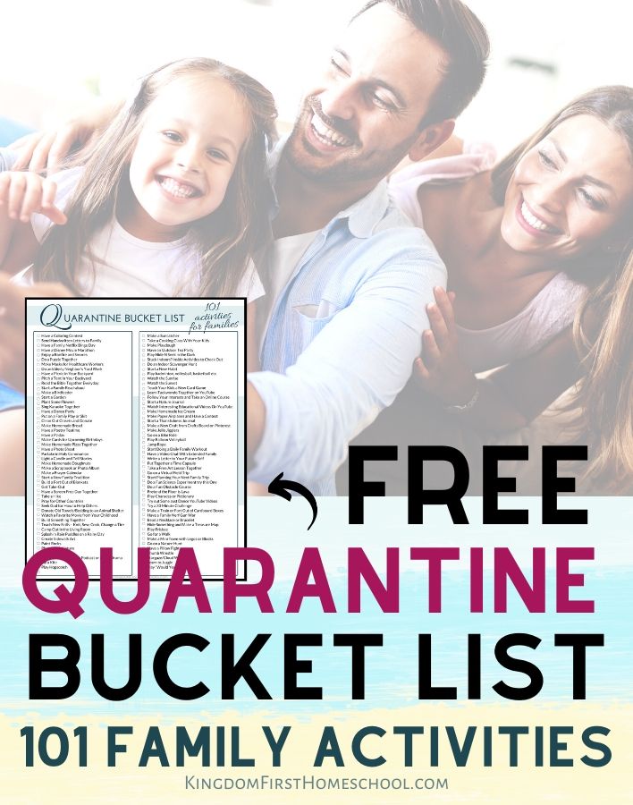 Free Quarantine Bucket List
