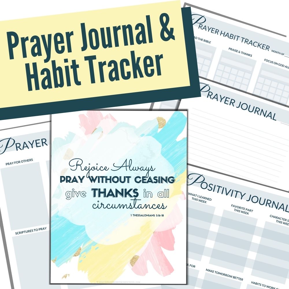Prayer Journal and Habit Tracker for Kids