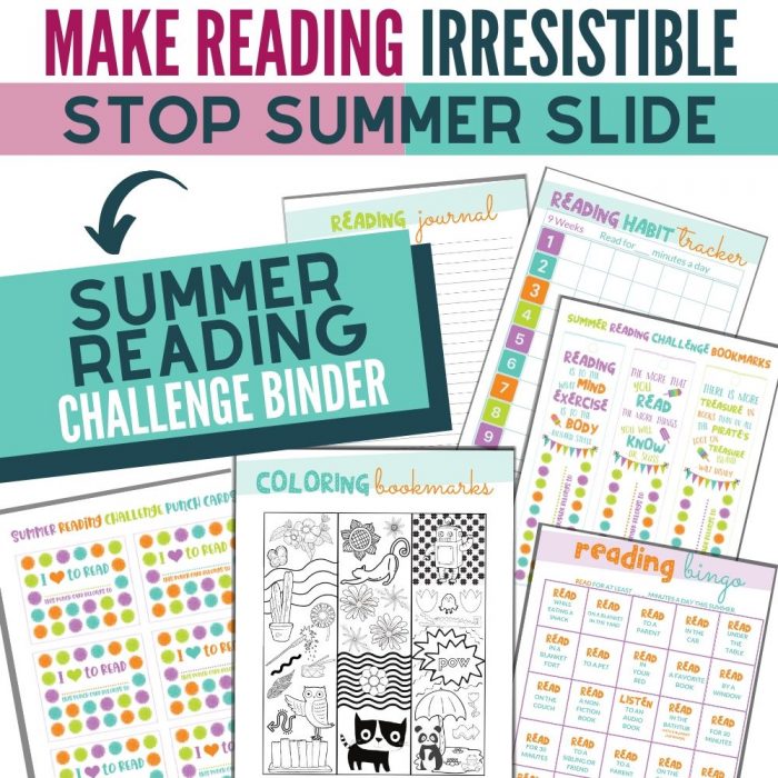 Are you in hopes that one day your kids will love reading as much as playing video games? Are you plagued will the fear that they will waste their summer away staring like a zombie at a screen. Friend, you are not alone, that's why I created this Summer Reading Challenge Binder.