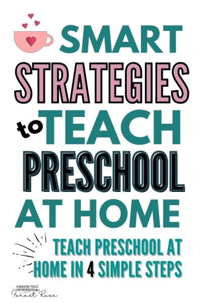 Smart Strategies to Teach Preschool at Home