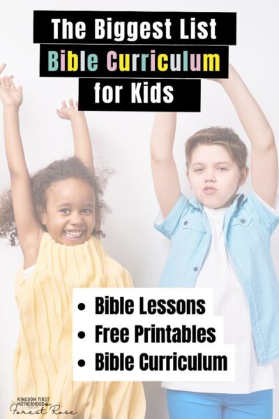 List of Bible Curriculum for Kids