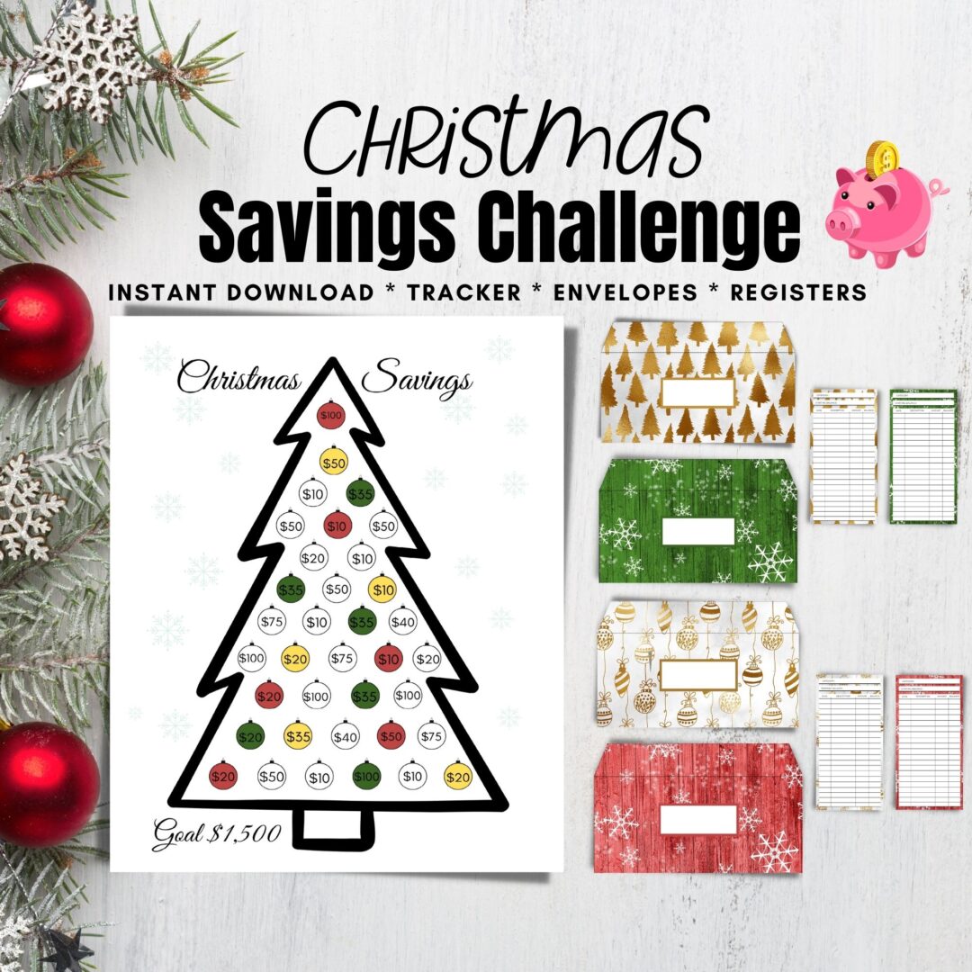 Printable Christmas Savings Challenge