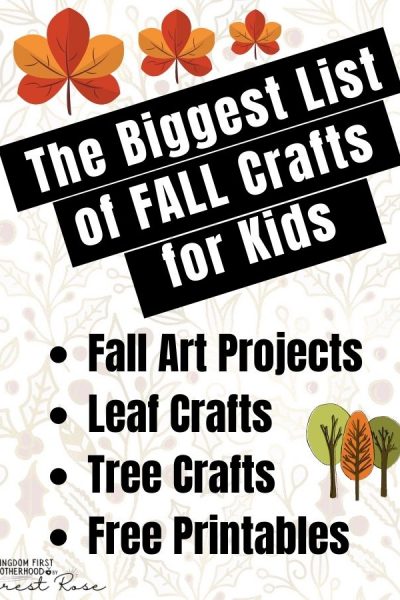 The Biggest List of Fall Arts and Crafts for Kids