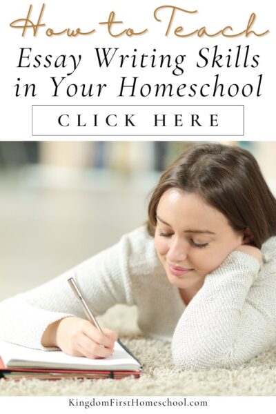 Teaching Essay Writing Skills in Your Homeschool