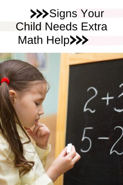 Child needs extra math help