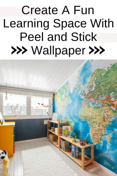 Create A Fun Learning Space With Peel And Stick Wallpaper